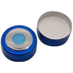 Capsule bi-métal avec joint en silicone bleu / PTFE blanc ref 20030506
