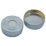 Capsule de sécurité avec joint en silicone blanc / aluminium 50°shore A 3,0 mm