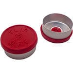 Capsule flip-off 20mm, couleur rouge