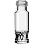 Flacon Total Microlitre 1/4 de tour à vis, 0,9 ml, 32 x 11,6 mm, verre transparent Vol. Résiduel < 1 μl ref 090419