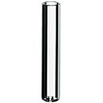 Insert réducteur de volume, 300 μl, 31 x 6 mm, verre transparent, à fond plat ref 110504