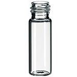 Flacon à vis 4 ml, 45 x 14,75 mm, verre transparent ref 130400