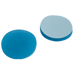 Joint en silicone bleu transp/ PTFE blanc 35° shore A, 3,0 mm ref 200205