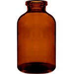 250 ml en verre ambré (type II) 136 x 66 mm ref 3204251