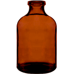 500 ml en verre ambré type II 177 x 78 mm ref 3204500