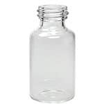 25 ml en verre borosilicate transparent ou ambré 63 x 32 mm ref 8084-25-h