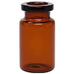 5 ml en verre borosilicate ambré 40 x 22 mm ref 8086-22-040-d