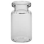 5 ml en verre borosilicate transparent 39 x 23 mm ref 8086-23-039-H