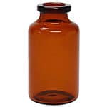 20 ml en verre borosilicate ambré 55 x 30 mm ref 8086-30-055-D