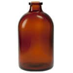 100 ml en verre borosilicate ambré 95 x 52 mm ref 8086-52-095-d